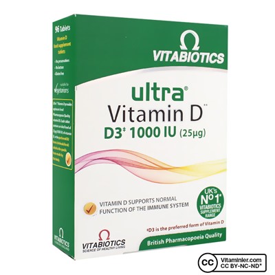 Vitabiotics Ультравитамин D3 1000 МЕ 96 таблеток