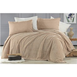 Плед KARVEN Super Soft BENZIA 200*220 п/э евро Р 944 бежевый (Акция).