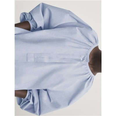 Blusa efecto arrugado
