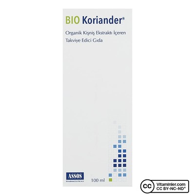 Органический экстракт кориандра Assos Bio Koriander 100 мл