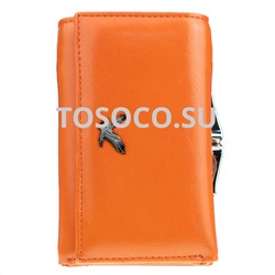 b-1004-7 orange  31 кошелек натуральная кожа и экокожа 10х12х2