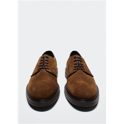 Zapato blucher serraje -  Hombre | MANGO OUTLET España