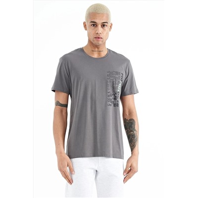 Мужская футболка Alan Dark Grey Standard Mold — 88208 A11ER-88208