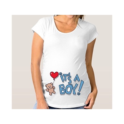 Футболка для будущей мамы "Its a Boy" мишка