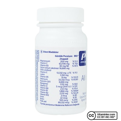 Pure Encapsulations All in One 30 капсул