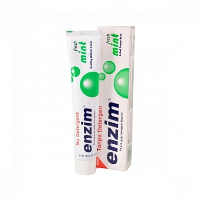 Зубная паста Enzim Fresh Mint свежая мята, 50 мл
