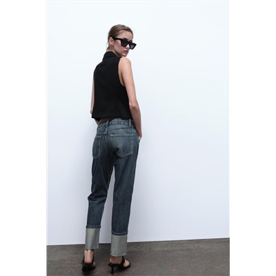 JEANS TRF SLIM LEG TIRO MEDIO