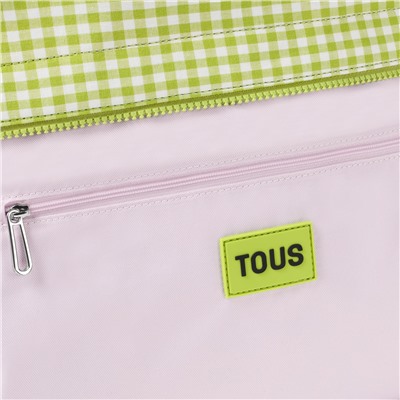 Bolso capazo Carol Vichy - algodón - verde