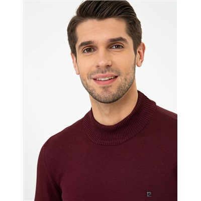 Bordeaux Slim Fit Half Fisherman воротник основной трикотаж казах