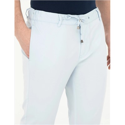 Blue Slim Fit Canvas Брюки