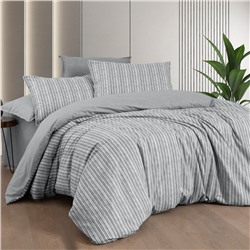 Постельное белье Sarev Bazaar ранфорс 1,5 спальн. N376 BIANA v1/Gri