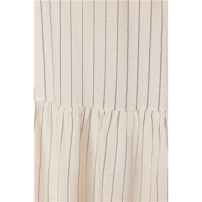 Платье Beige Square A-Line Plowing TBBSS24AH00075