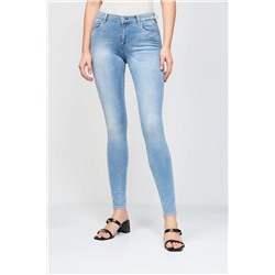Vaquero skinny fit de tiro alto Stella - Azul
