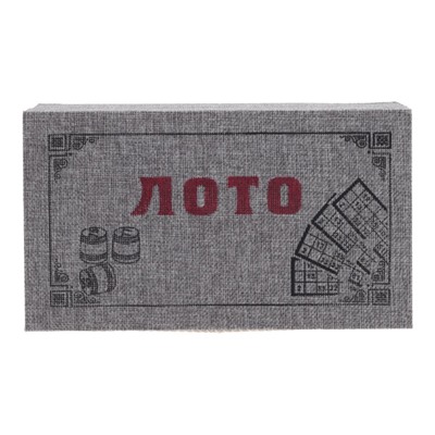 Игра настольная "Лото", L24 W13 H10 см