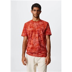 Camiseta estampado tropical -  Hombre | MANGO OUTLET España