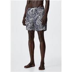 Bañador estampado -  Hombre | MANGO OUTLET España