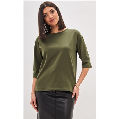 Лонгслив F112-1001. khaki