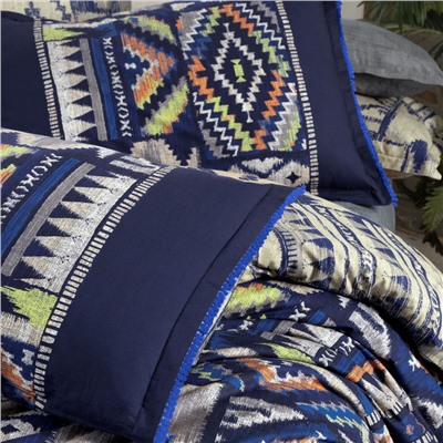 Постельное белье Sarevfancy poplin 1.5 сп. N193 Gilya v2/Mavi