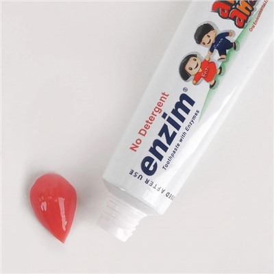 Зубная паста Enzim Anak Merah клубника (0-6 лет), 50 мл
