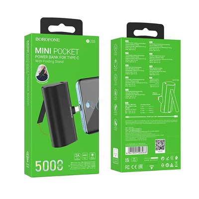 Портативный аккумулятор BOROFONE BJ35 5000 mAh Type-C (черный)