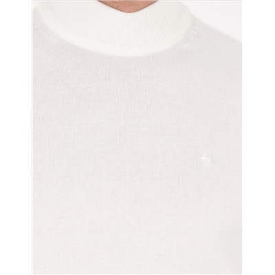 Ecru Slim Fit Half Fisherman воротник основной трикотаж казах