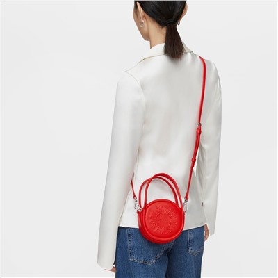 Mini bandolera Miranda - cuero - rojo