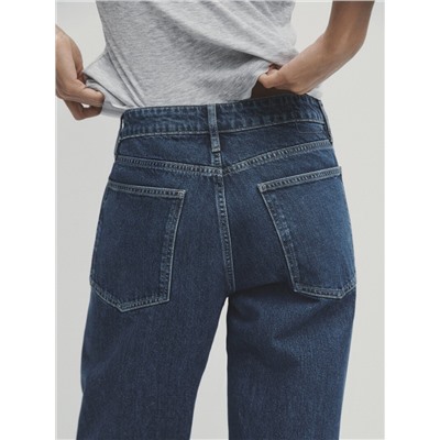 Jeans tiro bajo straight fit regular length