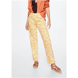 Jeans rectos estampados -  Mujer | MANGO OUTLET España