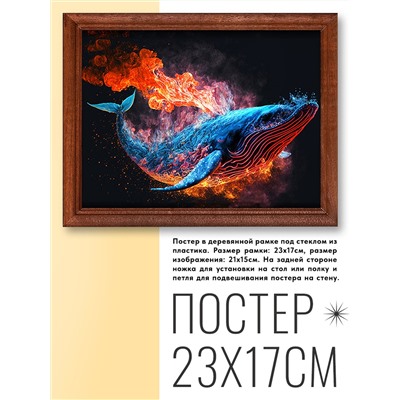 POSG-0250 Постер в рамке 23x17см Кит