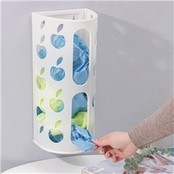 Корзина для пакетов Darel plastic «Яблоко», пластик, 16×13.5×37.5 см, МИКС
