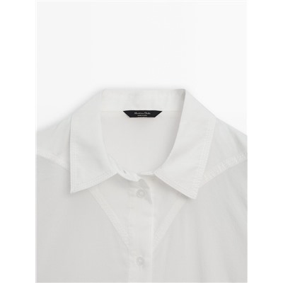 Camisa lyocell detalle triangular