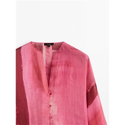 Camisa ramio color block