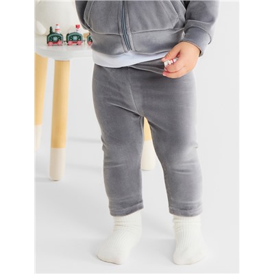 Брюки (леггинсы) Крошка Я Plushy, р. 80-86 см, серый