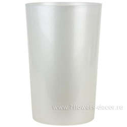 Вазон (пластик) "Инфинити", D15xH23 см