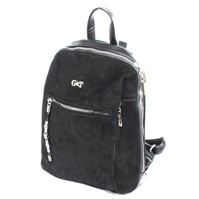 Рюкзак жен иск/кожа+нат/замша GT-ML 62730-1005M,  1отд+еврокарм,  черный SALE 262978