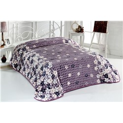 Плед EVLEN Super Soft 220*240 п/э в коробке евро Р 948 v3-(B007) сиреневый (Акция)