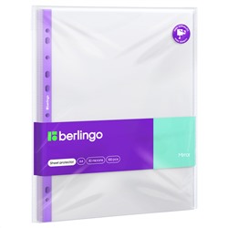 Папка-вкладыш с перфорацией Berlingo "Mirror", А4, 30мкм, глянцевая