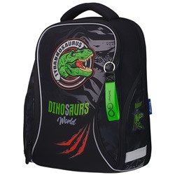 Ранец Berlingo Nova "Dino world" 37*28*18см, 2 отделения, 2 кармана, анатомическая спинка