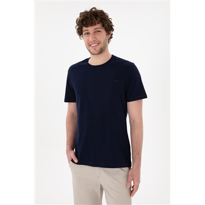 Мужская регулярная посадка на велосипеде Nece Navy Basic T -Fish Surprise Discount в корзине