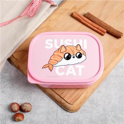 Ланч - бокс прямоугольный SUSHI, 500 мл