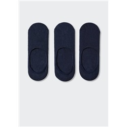 Pack calcetines invisibles -  Hombre | MANGO OUTLET España