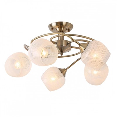 Нарушена упаковка!   Потолочная люстра Escada 1178/5P E27*60W Antique brass OLIVIA