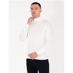 Ecru Slim Fit Half Fisherman воротник основной трикотаж казах