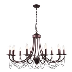Нарушена упаковка!   2590-12P Подвесная люстра F-Promo Plini