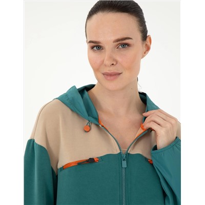Темно -зеленая толстовка Comfort Fit
