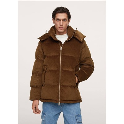 Anorak pana capucha -  Hombre | MANGO OUTLET España