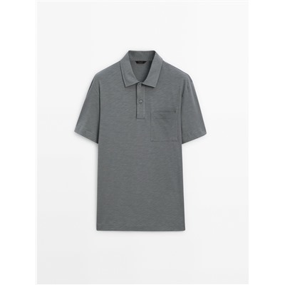 Polo algodón manga corta