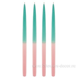 Набор свечей конических (парафин), 28 см, (4 шт)