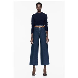 JEANS Z1975 WIDE LEG CROPPED TIRO ALTO CINTURÓN