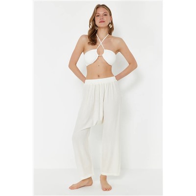 Ecru Plaing Shalwar Beach Bants Tbess24pl00011